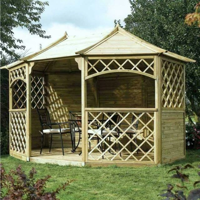 Octagonal Gazebos & Pergolas