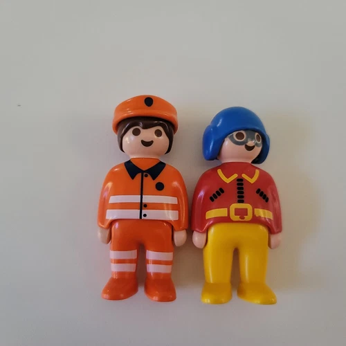 2 Vintage Playmobil People Figurines