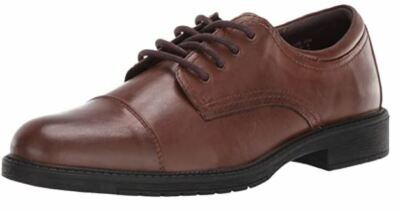 Amazon Essentials Men's Henley Oxford Shoes SIZE 10 BROWN
