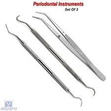Dental Hygiene Examination Instrument Kit Dentistry Hygienist Explorers & Probes