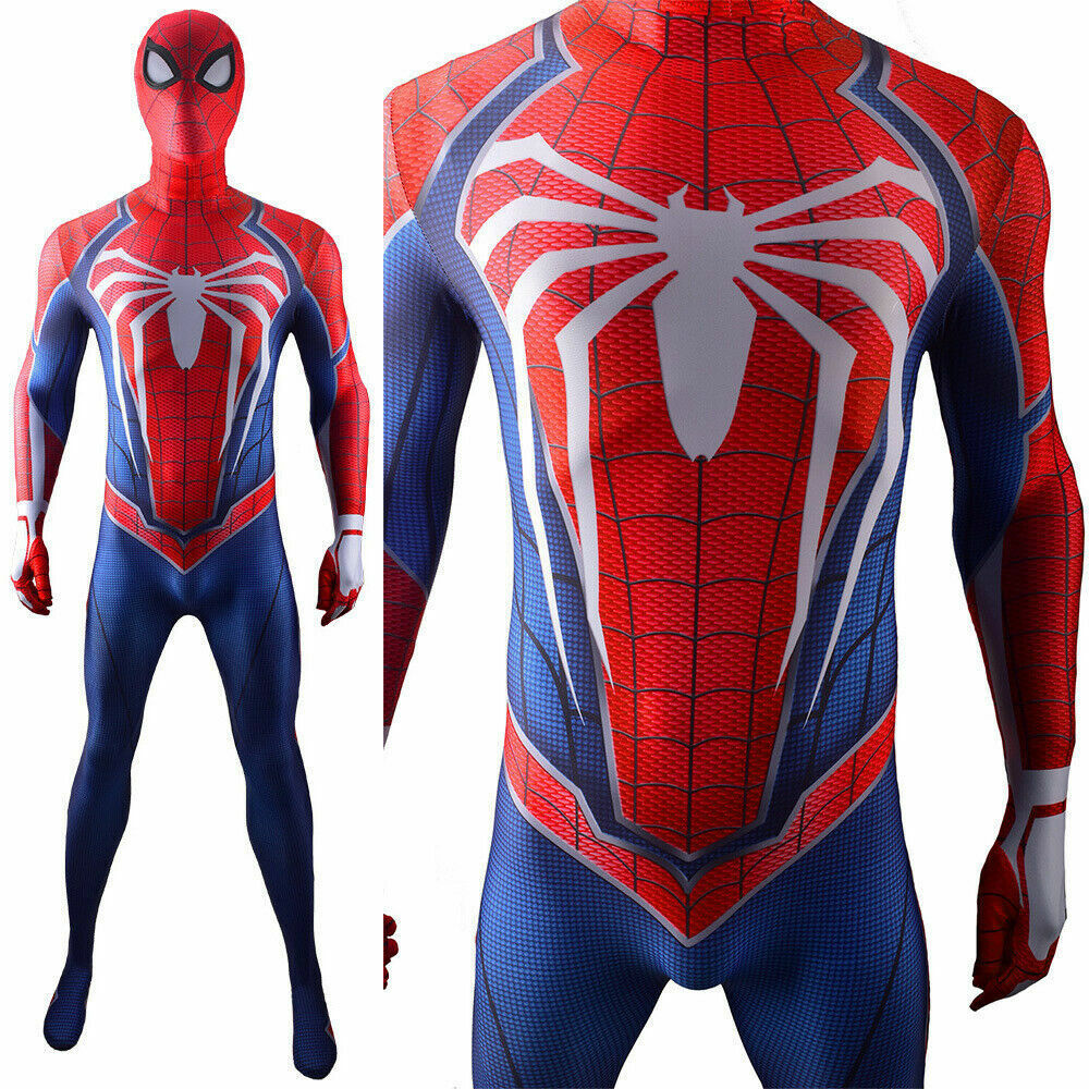 その他 SPIDER-MAN UPGRADED SUIT 100% & 400% Upgraded PS4 Spider-Man Jumpsuit Spiderman Cosplay Costume