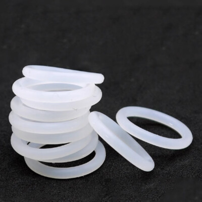 O-Ring In Silicone Alimentare Metrico, Sezione 4mm, Diametro Interno 2-407mm, Bianco, Goo Better
