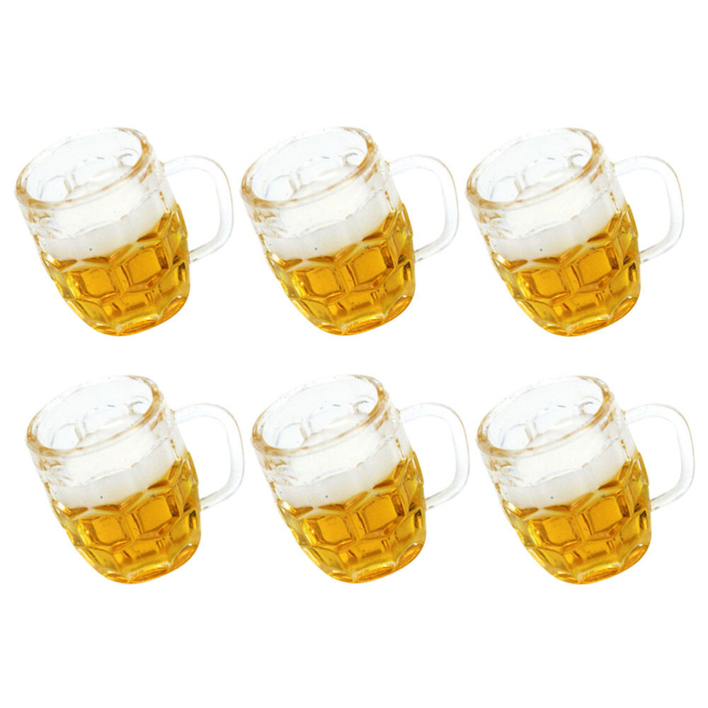 6 Pcs Mini Beer Shot Glasses Dollhouse Drink Accessories Supply Cup eBay