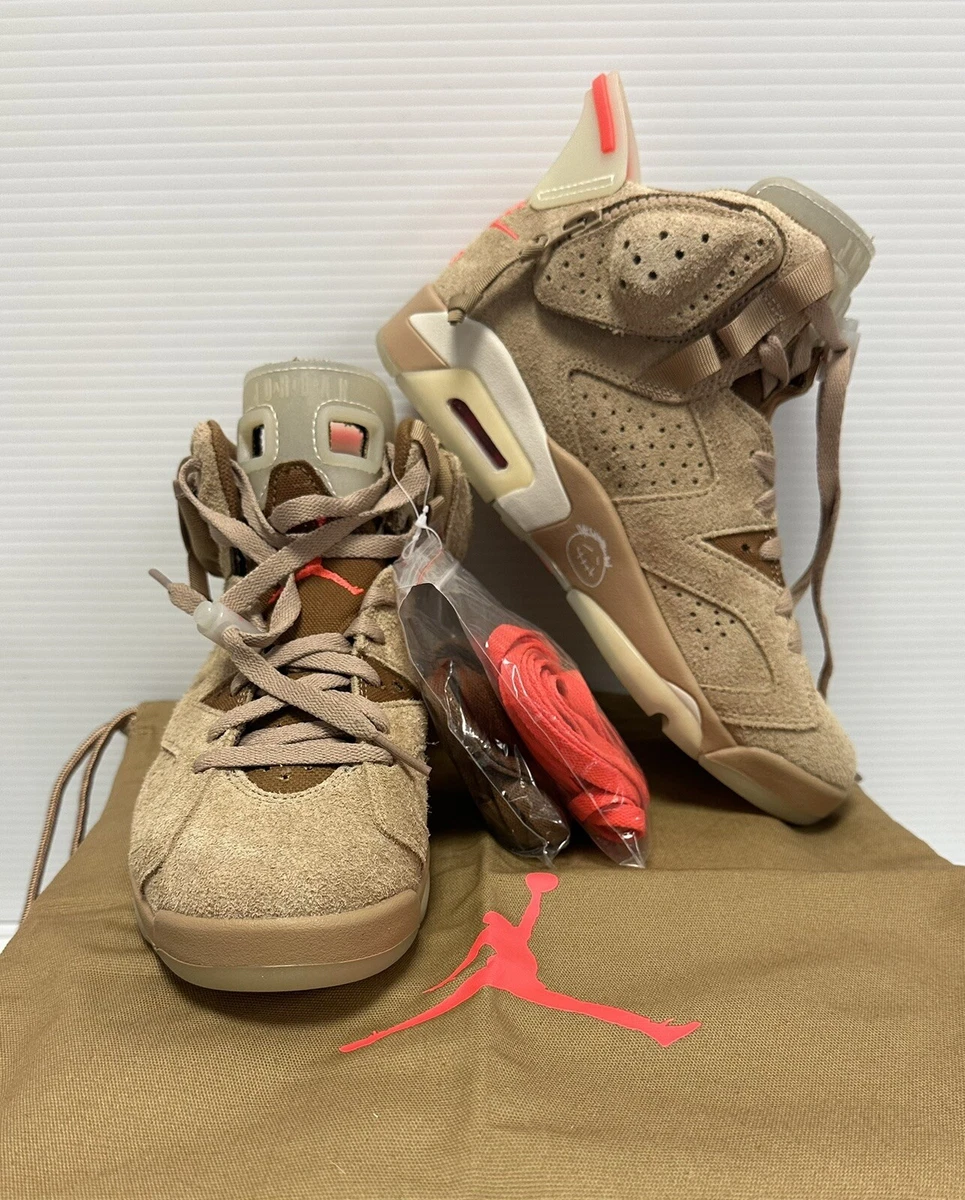 Air Jordan 6 Retro SP Travis Scott British Khaki DH0690-200 - Size 6