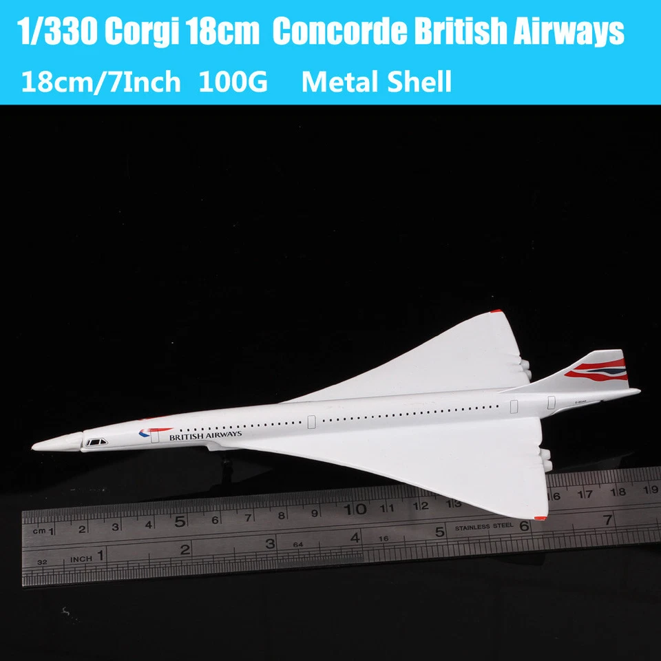 1/330 18cm Corgi GS84008 British Airways Concorde Diecast Aircraft Plane Model - Image 2 of 4