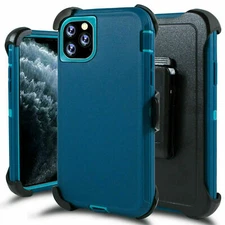 Rugged Defender Case for iPhone 14 14 Plus 14 Pro Max Belt clip Fits OtterBox TL