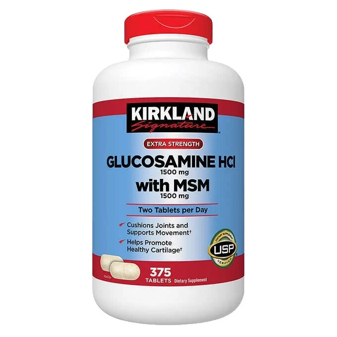 Vitaminas y minerales Kirkland Signature Glucosamina