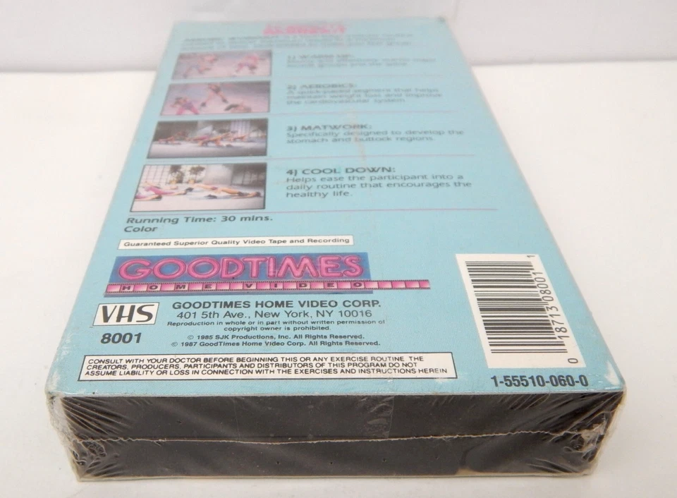 VHS Original 29 Minute Workout Video NEW Factory SEALED 1987 3A - Image 3 of 3