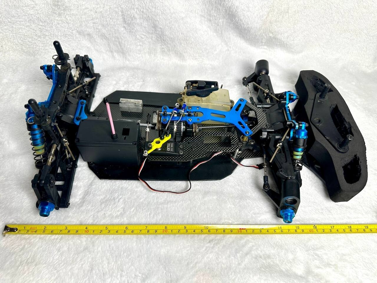 Racing Nitro RC car Body with Parts see photo eBay