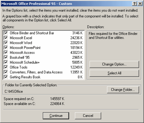Microsoft Office Professional for Windows 95 on CD-ROM Word Excel PowerPoint - Picture 3 of 3