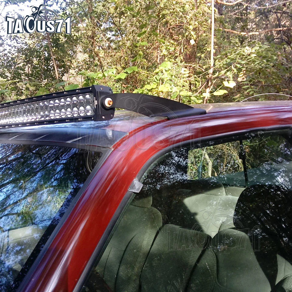 Suportes de montagem no teto superior barra de luz LED curva 52" para Chevy K1500/K2500/K2500 - Imagem 2 de 4