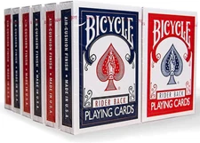 Bicycle Standard Index Playing Cards 12 Pack Red Blue Ideal for Poker Games