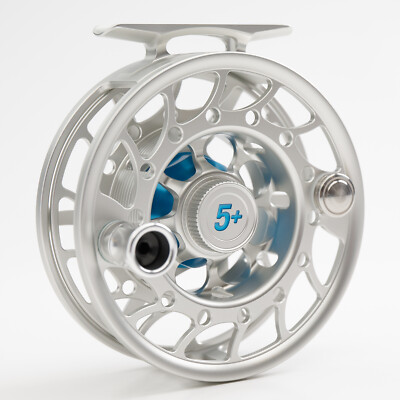 Hatch Iconic Fly Reel 5 Plus (5-7wt) Clear/Blue for sale