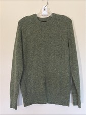 Bonobos Green Crewneck Wool Nylon Casual Jumper Pullover Sweater Mens Medium