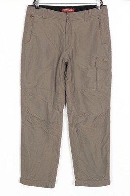 SIMMS COR3 Angelhose Hose Herren Größe M Fleece gefüttert Wandern Outdoor