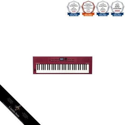 Roland GOKEYS3-RD 61-Tasten Elektronisches Keyboard mit Bluetooth App Aufnahme