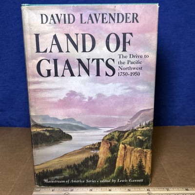 #ad Vintage HC Land of Giants: The Drive to The PNW 1750 1950 David Lavender RARE $29.99