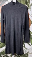 Lululemon Graphite Grey Keep It Cozy Long Sleeves Sweater Dress Size 10-12