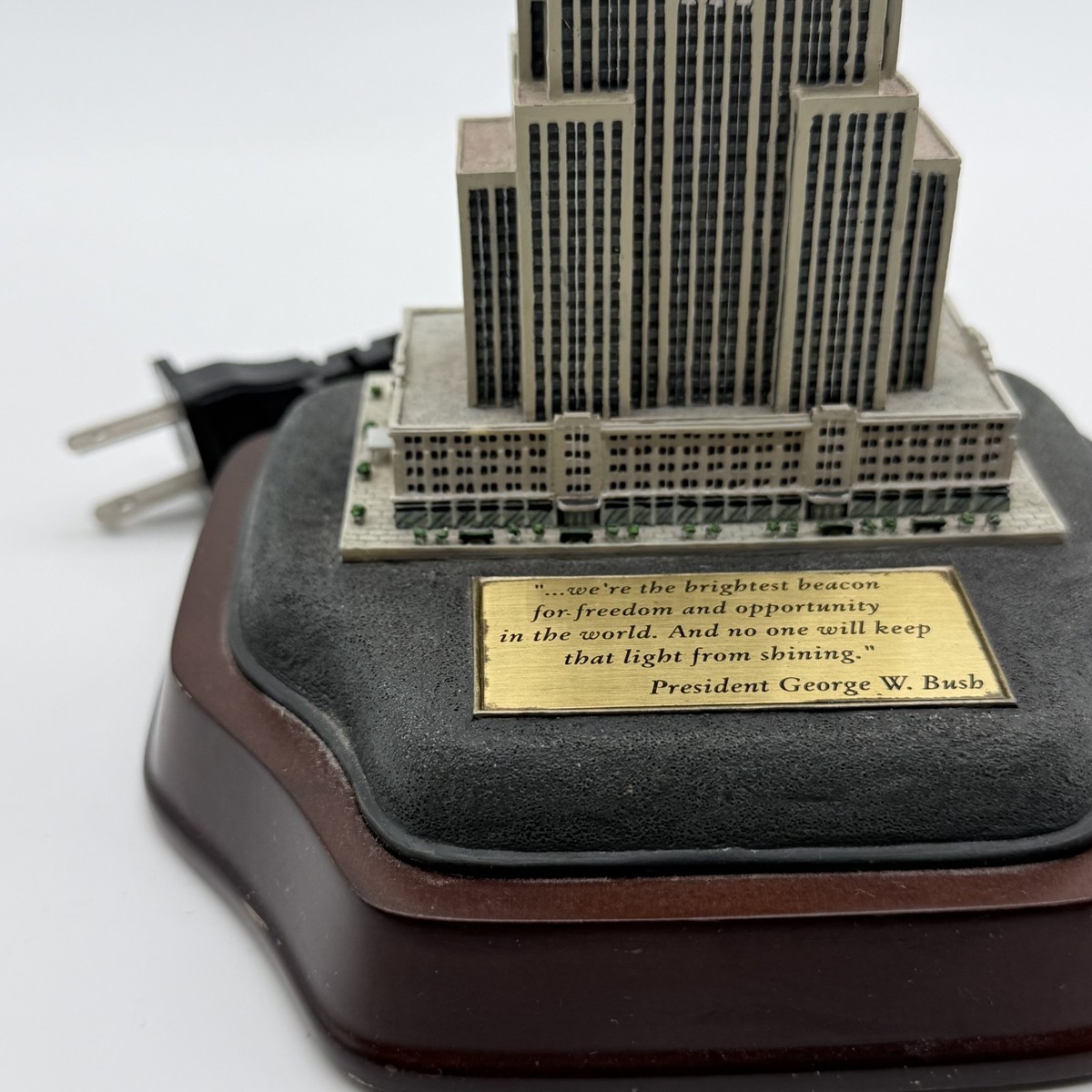 Danbury Mint Lighted Empire State Building Sculpture | eBay