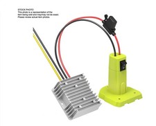 Ryobi 18V to 12V Step Down Converter  180W 15A Buck Regulator  Safety Switc...