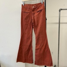 1960s Maverick Juniors Orange Hippie Bell Bottoms