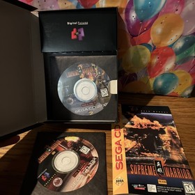 SUPREME WARRIOR Sega CD 32X Complete Great CONDITION