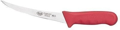 Winco KWP-60R, 6'' Stal High Carbon Steel Flexible Curved Boning Knife with...