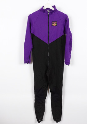 Aeroskin California Polartec Suit Women s Size XL Purple & Black