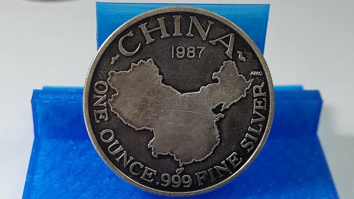 1987 年银熊猫银条和银币| eBay