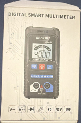 SNAKOL Digital Smart Multimeter CAT II 4000 Counts NCV Live Wire Backlight