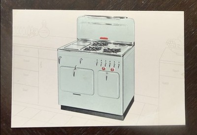 Vintage Chambers C Model Stove Range Original Postcard Rare