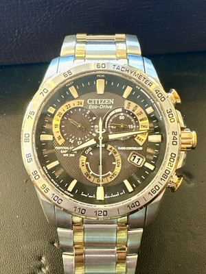 Citizen Men's 47mm Echo-drive Two Tone Watch GN-4W-S-12G