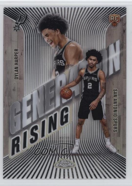 2025-26 Topps Chrome Generation Rising Refractor Dylan Harper #GR-2 0w8p