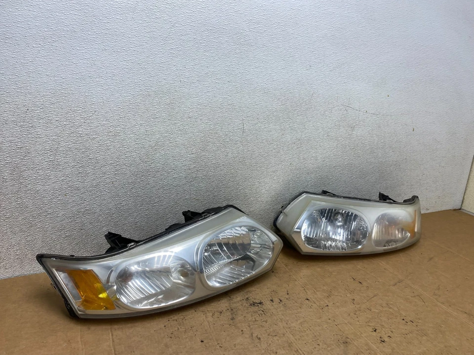 2003 до 2007 Saturn Ion галогенные фары левая + правая сторона T3282 DW - Изображение 3 из 4