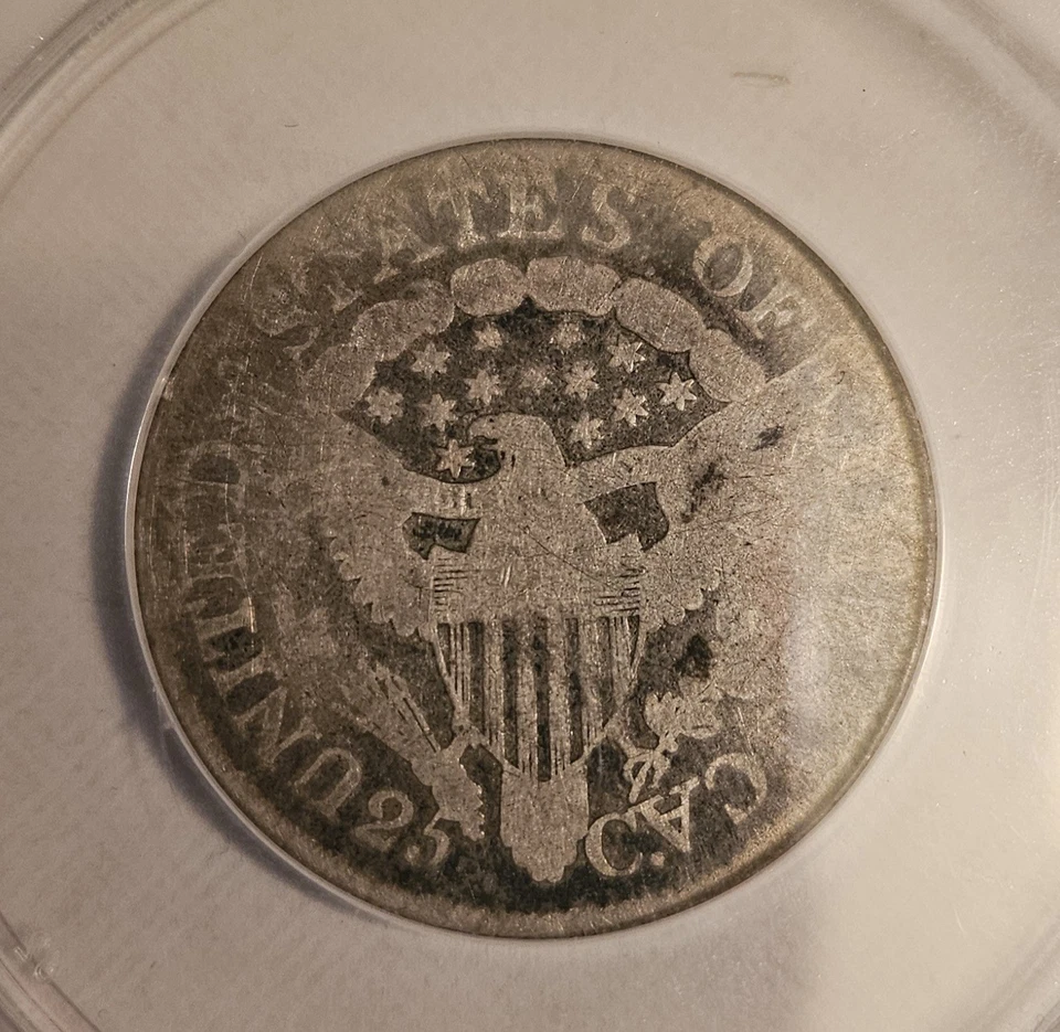 1806 Draped Bust Quarter ANACS G-3 Grade Rare Collectible! - Image 2 of 4