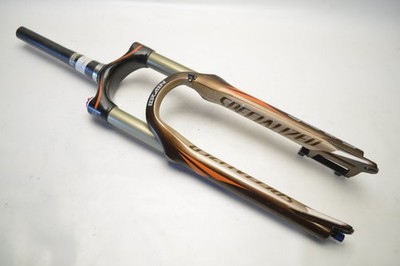 SPECIALIZED BRAIN CARBON FUTURE SHOCK DISC 26'' BICYCLE FORK TAPERED 230 MM STEER