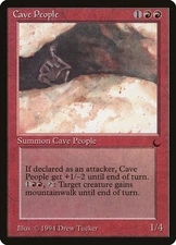 MTG Magic the Gathering Cave People (60/122) The Dark LP