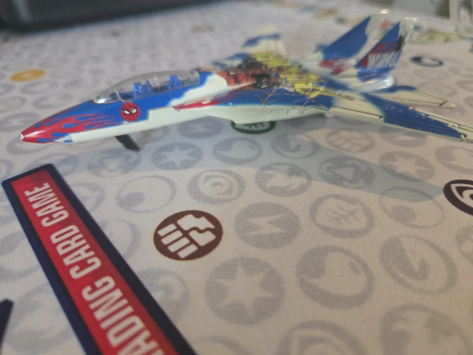 2002 Maisto Ultimate Marvel Air Force Spider-Man F-117A Nighthawk Die Cast Plane - Image 3 of 4