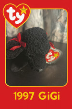1997 GiGi Beanie Baby by Ty     Prance, Poodle, Prance  