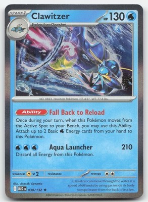 Clawitzer Mega Evolution 38/132