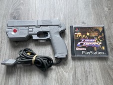 Time Crisis + G-Con Gun Guncon Pistolet Ps1 Pal Fr