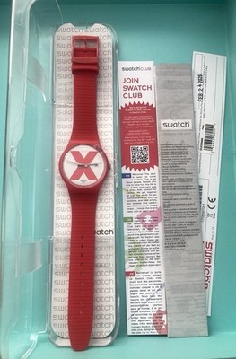 Limited SWATCH X X-RATED 41mm Reloaded Revival Retro Collector Watch NEW