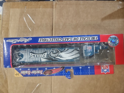 EAGLES DIECAST 1:80 Transport Series Tractor Trailer NFL Upper Deck