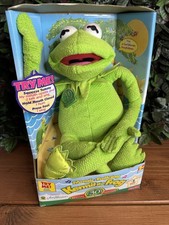 1999 Magic Talking Kermit the Frog 30th Anniversary NEW Unopened Display-Worthy 