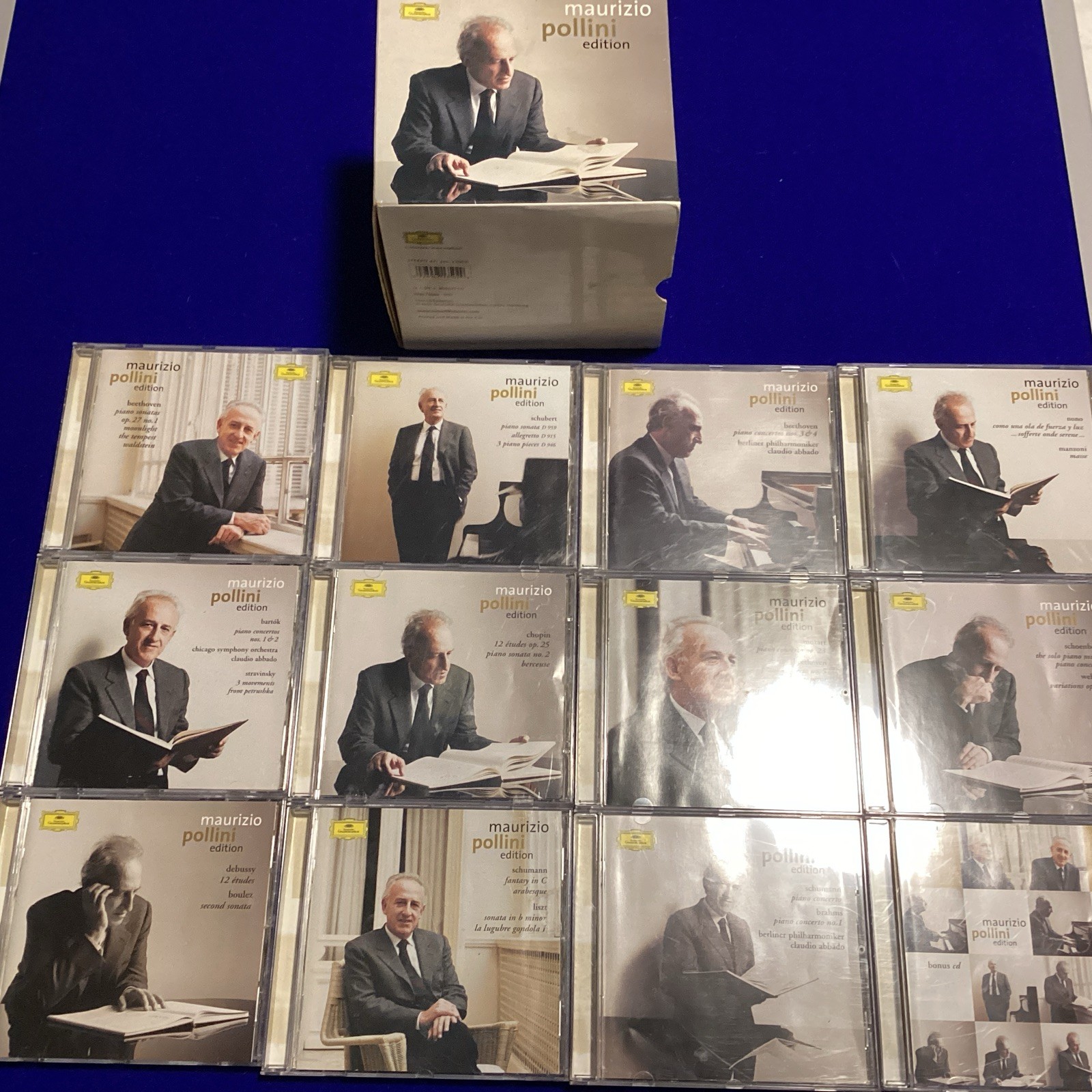 Maurizio Pollini Edition  [11 CD Box Set +Bonus] ⭐️ *one cd missing*