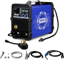 200Amp 6 in 1 Gas Mig/Gasless Flux Core Mig/Stick/Lift Tig/Spot Welding/Spool Gu