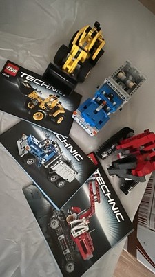 LEGO Technic 42023 Straßenbau Set - Bagger, Radlader, Laster, LKW