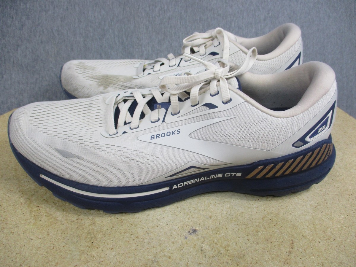 Brooks Adrenaline GTS 23 Running Shoes Mens Size 13 White  display picture 3