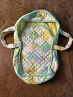 Cabbage Patch Kids Quilted Baby Carrier 1984 Pastel Multi Color Vintage