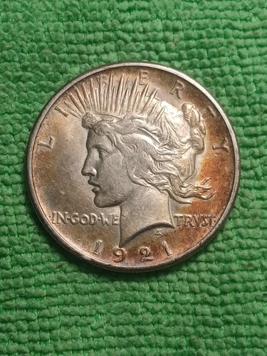 1921 Peace Silver Dollar Key Date Nice Condition Good Detail 90% Silver Coin